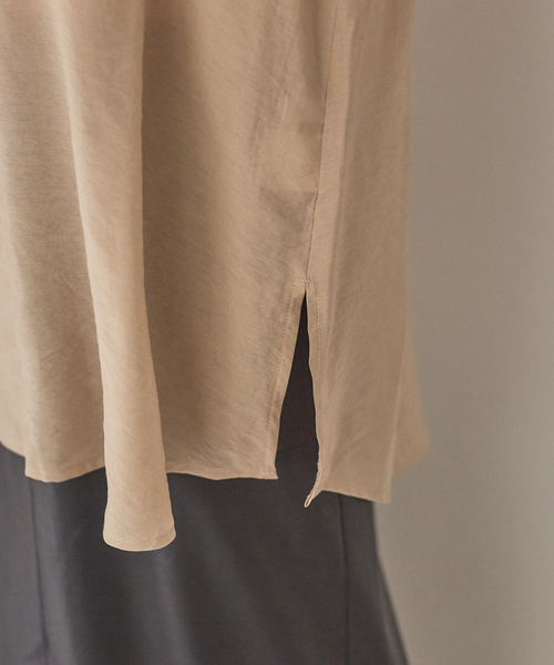 abahouse mavie（アバハウスマヴィ）の「2WAYボリューム袖シアーブラウス（シャツ/ブラウス・レディース・ブラック/ベージュ/ボルドー・フリー）」の22枚目の写真