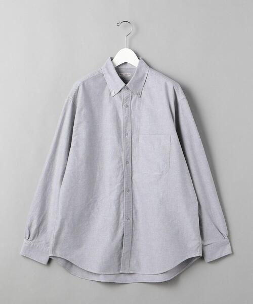 BEAUTY&YOUTH UNITED ARROWS（ビューティーアンドユースユナイテッドアローズ）の「BY ボタニカル オックスフォード ビッグシルエット シャツ（シャツ/ブラウス・メンズ・ホワイト/ベージュ/ダークグレー・S/M/L/XL/XXL）」の14枚目の写真