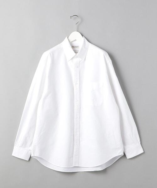 BEAUTY&YOUTH UNITED ARROWS（ビューティーアンドユースユナイテッドアローズ）の「BY ボタニカル オックスフォード ビッグシルエット シャツ（シャツ/ブラウス・メンズ・ホワイト/ベージュ/ダークグレー・S/M/L/XL/XXL）」の12枚目の写真