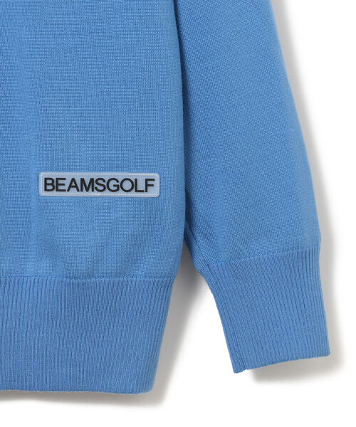 MEN＞BEAMS GOLF ORANGE LABEL / 裏付き ニット ブルゾン