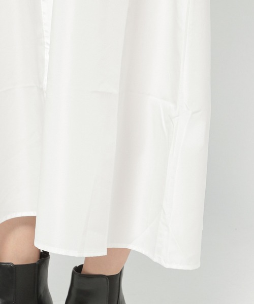 GLOBAL WORK（グローバルワーク）の「ニットベスト＊シャツワンピースセット/215919（ワンピース・レディース・ダークグレー/その他/ブルー・FREE）」の5枚目の写真