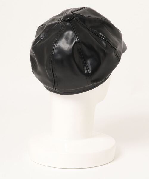 one way(ワンウェイ)の「【oneway】8マイハギレザーキャスケット(ハット・レディース・ブラック/ブラウン・FREE)」の3枚目の写真
