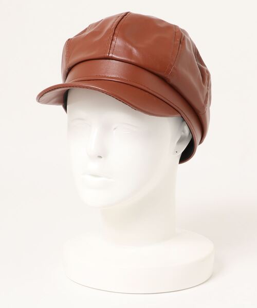 one way(ワンウェイ)の「【oneway】8マイハギレザーキャスケット(ハット・レディース・ブラック/ブラウン・FREE)」の8枚目の写真