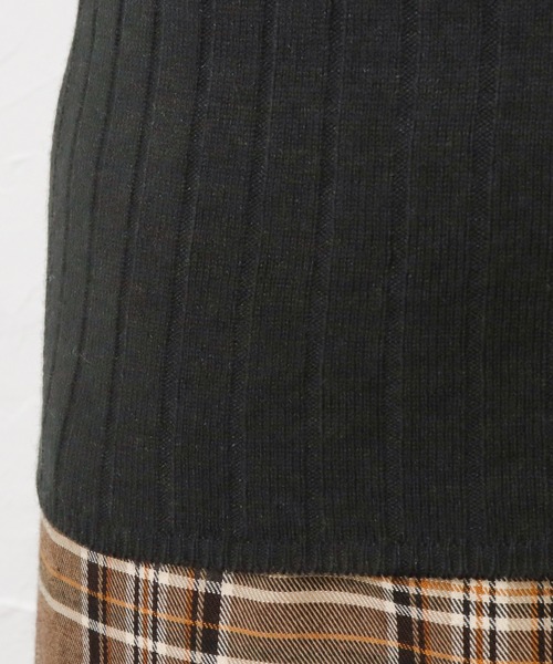 NAVY（ネイビー）の「洗えるニット 12Gワイドリブプルオーバー（ニット/セーター・レディース・ベージュ/レッド/ブラック・M/L）」の7枚目の写真