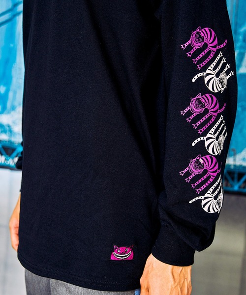 AlexanderLeeChang（アレキサンダーリーチャン）の「AlexanderLeeChang アレキサンダーリーチャン / YOSHI47 LT プリントビッグシルエットロンT / AC012118（Tシャツ/カットソー・メンズ・ブラック/アッシュグレー/バーガンディー・2/4/3）」の5枚目の写真