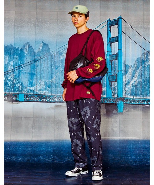 AlexanderLeeChang（アレキサンダーリーチャン）の「AlexanderLeeChang アレキサンダーリーチャン / YOSHI47 LT プリントビッグシルエットロンT / AC012118（Tシャツ/カットソー・メンズ・ブラック/アッシュグレー/バーガンディー・2/4/3）」の7枚目の写真