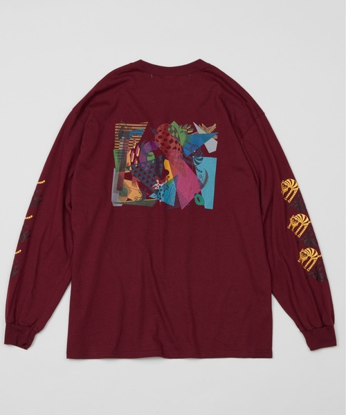 AlexanderLeeChang（アレキサンダーリーチャン）の「AlexanderLeeChang アレキサンダーリーチャン / YOSHI47 LT プリントビッグシルエットロンT / AC012118（Tシャツ/カットソー・メンズ・ブラック/アッシュグレー/バーガンディー・2/4/3）」の21枚目の写真