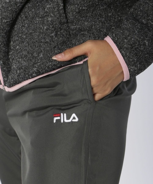 FILA（フィラ）の「【FILA:フィラ】レディースタフタ裏フリース サイドロゴ ロングパンツ /ジョガーパンツ（その他パンツ・レディース・チャコールグレー/ブラック/ネイビー・MEDIUM/LARGE/X-LARGE）」の13枚目の写真