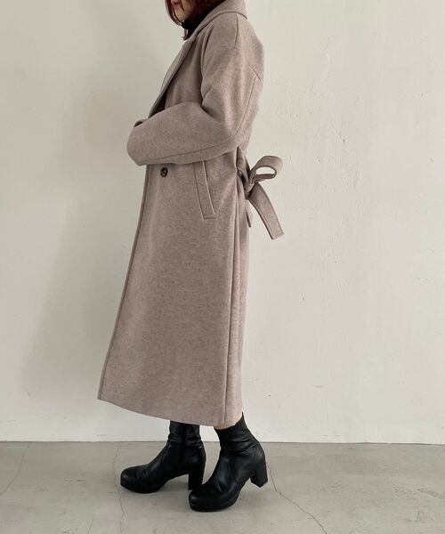 MAJESTIC LEGON(マジェスティックレゴン)の「イロドリロングコート(その他アウター・レディース・アイボリー/オートミール/イエロー/ピンク系その他/ミント/ブルー系その他5・SMALL/MEDIUM)」の17枚目の写真
