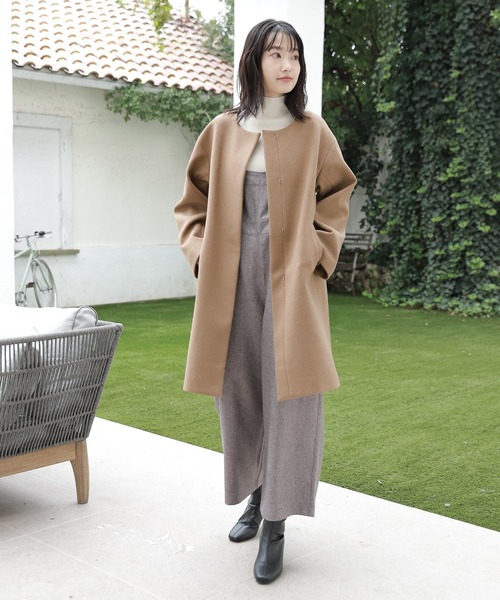 LAKOLE（ラコレ）の「ツイードバックリボンサロペット / 229019（サロペット/オーバーオール・レディース・ブラウン/グレー/サンドベージュ・SMALL/MEDIUM）」の11枚目の写真