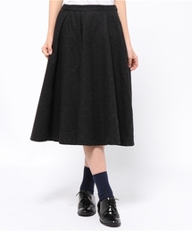 CIAOPANIC | 【Ciaopanic】ウール混ミモレ丈フレアSK(スカート)
