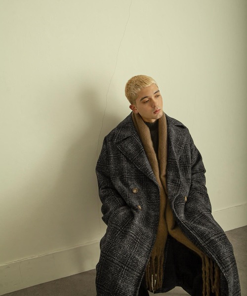 NILWAY（ニルウェイ）の「チェックツイードオーバーダブルチェスター