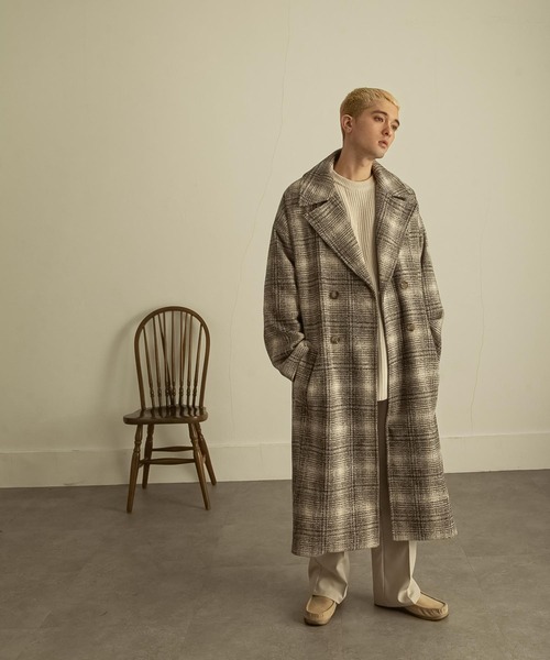 NILWAY（ニルウェイ）の「チェックツイードオーバーダブルチェスター