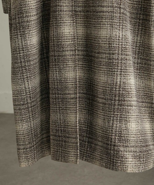 NILWAY（ニルウェイ）の「チェックツイードオーバーダブルチェスターコート（チェスターコート・メンズ・ホワイト/ブラック/ベージュ・MEDIUM/LARGE）」の20枚目の写真