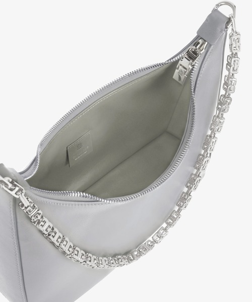 GIVENCHY(ジバンシイ)の「レザームーンカットアウトバッグ スモール(ハンドバッグ・レディース・グレー・ONE SIZE)」の2枚目の写真