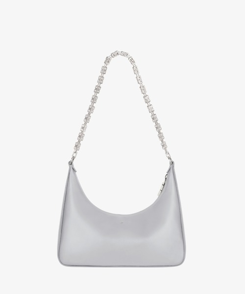 GIVENCHY(ジバンシイ)の「レザームーンカットアウトバッグ スモール(ハンドバッグ・レディース・グレー・ONE SIZE)」の4枚目の写真