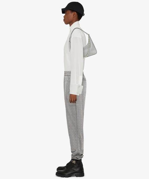 GIVENCHY(ジバンシイ)の「レザームーンカットアウトバッグ スモール(ハンドバッグ・レディース・グレー・ONE SIZE)」の5枚目の写真