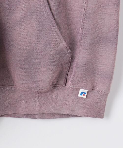 Russell Athletic（ラッセルアスレティック）の「【別注】＜RUSSELL ATHLETIC＞ガーメントダイ スウェット フーディー パーカー（パーカー・メンズ・ピンク/ケリー・XL/L/M）」の10枚目の写真