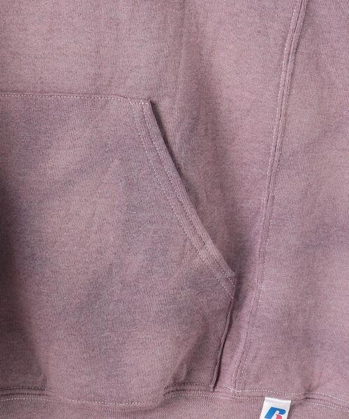 Russell Athletic（ラッセルアスレティック）の「【別注】＜RUSSELL ATHLETIC＞ガーメントダイ スウェット フーディー パーカー（パーカー・メンズ・ピンク/ケリー・XL/L/M）」の17枚目の写真