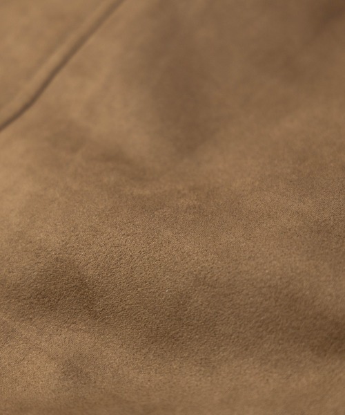 NYLAUS(ナイラス)の「フェイクスウェード シングルライダースジャケット(ライダースジャケット・メンズ・ブラック/キャメル・M/L/LL)」の19枚目の写真