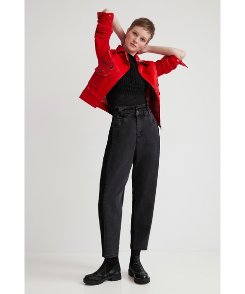 Desigual(デシグアル)の「ポケット PUレザージャケット(その他アウター・レディース・ホワイト/レッド・S/M/L/XL/XS)」の13枚目の写真