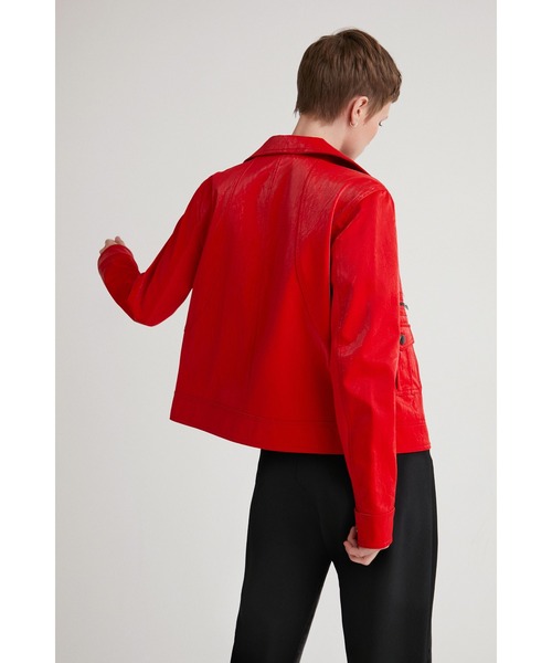 Desigual(デシグアル)の「ポケット PUレザージャケット(その他アウター・レディース・ホワイト/レッド・S/M/L/XL/XS)」の15枚目の写真