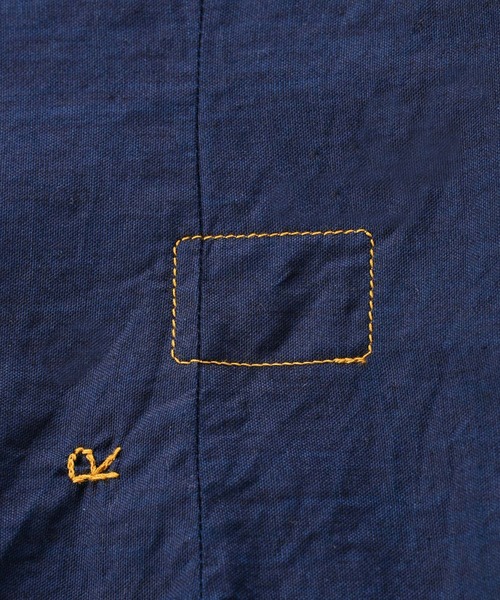 45R（フォーティファイブアール）の「薄オックスのアニーシャツ（インディゴ 濃）（シャツ/ブラウス・レディース・インディゴブルー・M/L）」の13枚目の写真