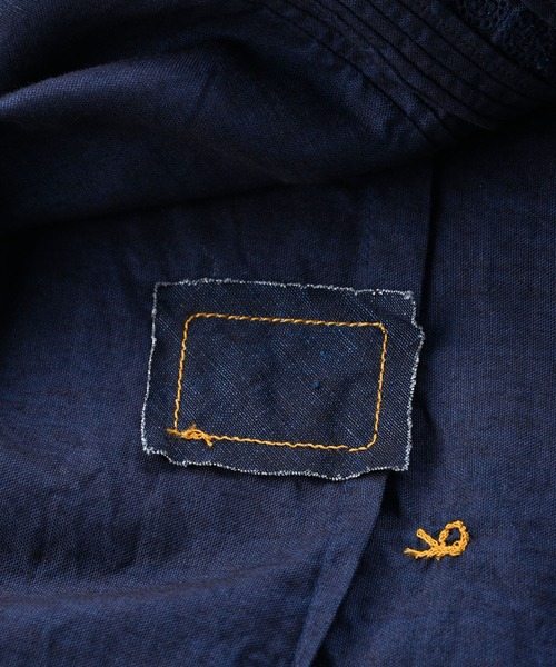 45R（フォーティファイブアール）の「薄オックスのアニーシャツ（インディゴ 濃）（シャツ/ブラウス・レディース・インディゴブルー・M/L）」の14枚目の写真