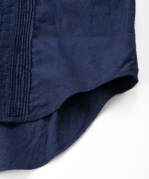 45R（フォーティファイブアール）の「薄オックスのアニーシャツ（インディゴ 濃）（シャツ/ブラウス・レディース・インディゴブルー・M/L）」の12枚目の写真