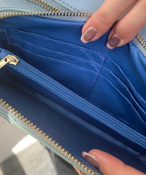 DouDou（ドゥドゥ）の「【新色追加】【WEB限定】メッシュサイフショルダー（ショルダーバッグ・レディース・サックスブルー/ブラック/ベージュ/アイボリー・FREE）」の10枚目の写真