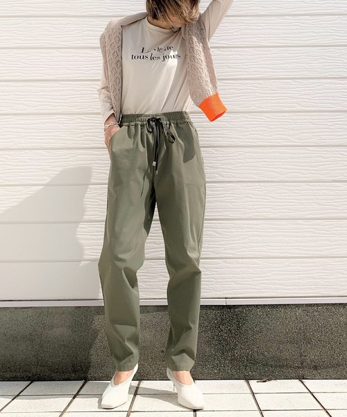 Q（キュー）の「透かし編みショートカーデ（カーディガン/ボレロ・レディース・ライトブルー/ライトベージュ・MEDIUM）」の7枚目の写真