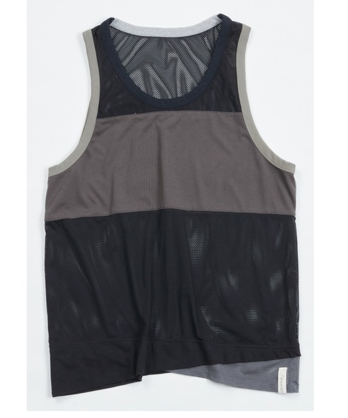 AlexanderLeeChang(アレキサンダーリーチャン)の「AlexanderLeeChang アレキサンダーリーチャン / MESH TANK 22 メッシュタンクトップ 22/ AC012204(タンクトップ・レディース・ブラック/グレー・2/3)」の3枚目の写真