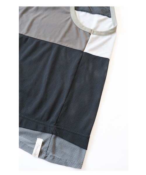 AlexanderLeeChang(アレキサンダーリーチャン)の「AlexanderLeeChang アレキサンダーリーチャン / MESH TANK 22 メッシュタンクトップ 22/ AC012204(タンクトップ・レディース・ブラック/グレー・2/3)」の4枚目の写真