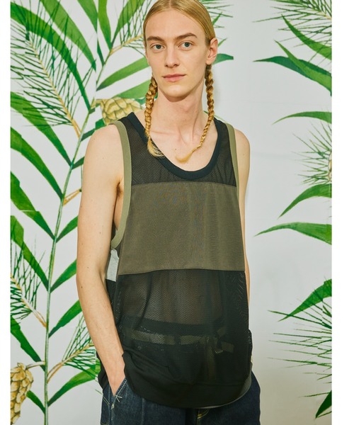 AlexanderLeeChang(アレキサンダーリーチャン)の「AlexanderLeeChang アレキサンダーリーチャン / MESH TANK 22 メッシュタンクトップ 22/ AC012204(タンクトップ・レディース・ブラック/グレー・2/3)」の17枚目の写真