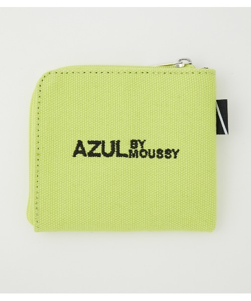 AZUL by moussy(アズールバイマウジー)の「AZUL CANVAS MINI WALLET/AZULキャンバスミニウォレット(コインケース・メンズ・イエロー/ライトブルー/オフホワイト/ライトグレー/ブラック・FREE)」の5枚目の写真