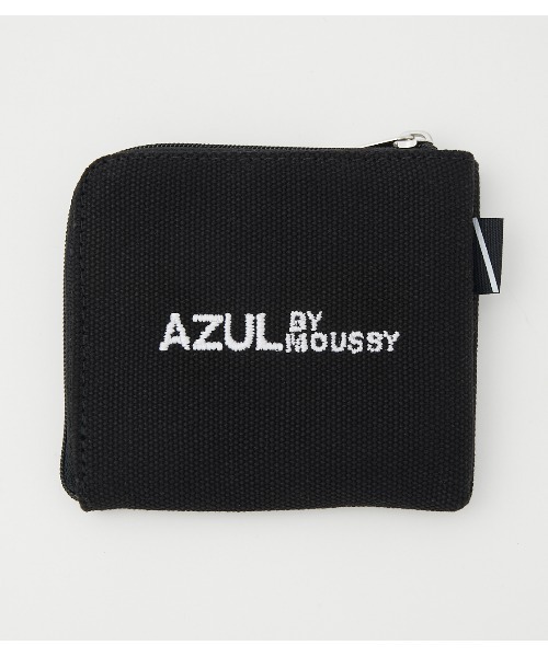 AZUL by moussy(アズールバイマウジー)の「AZUL CANVAS MINI WALLET/AZULキャンバスミニウォレット(コインケース・メンズ・イエロー/ライトブルー/オフホワイト/ライトグレー/ブラック・FREE)」の2枚目の写真