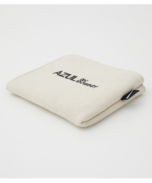 AZUL by moussy(アズールバイマウジー)の「AZUL CANVAS MINI WALLET/AZULキャンバスミニウォレット(コインケース・メンズ・イエロー/ライトブルー/オフホワイト/ライトグレー/ブラック・FREE)」の7枚目の写真