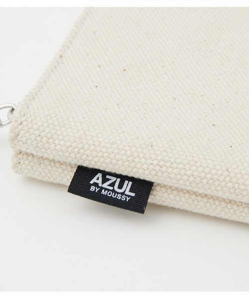 AZUL by moussy(アズールバイマウジー)の「AZUL CANVAS MINI WALLET/AZULキャンバスミニウォレット(コインケース・メンズ・イエロー/ライトブルー/オフホワイト/ライトグレー/ブラック・FREE)」の9枚目の写真