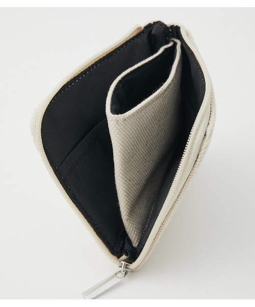 AZUL by moussy(アズールバイマウジー)の「AZUL CANVAS MINI WALLET/AZULキャンバスミニウォレット(コインケース・メンズ・イエロー/ライトブルー/オフホワイト/ライトグレー/ブラック・FREE)」の10枚目の写真