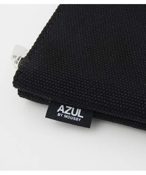 AZUL by moussy(アズールバイマウジー)の「AZUL CANVAS MINI WALLET/AZULキャンバスミニウォレット(コインケース・メンズ・イエロー/ライトブルー/オフホワイト/ライトグレー/ブラック・FREE)」の14枚目の写真