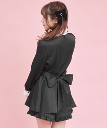 シークレットハニー ハシゴレーススタンドカラーセットアップ ピンク Secret Honey（シークレットハニー）の「ハシゴレーススタンド