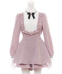 シークレットハニー ハシゴレーススタンドカラーセットアップ ピンク Secret Honey（シークレットハニー）の「ハシゴレーススタンド