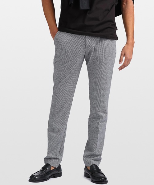 ハウンドトゥースジャージーパンツ