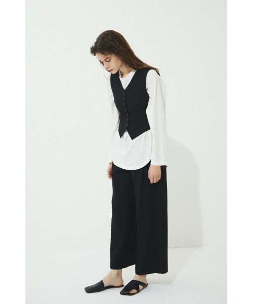 BLACK BY MOUSSY(ブラックバイマウジー)の「foot ball longsleeve t-shirt(フットボールロングスリーブTシャツ)(Tシャツ/カットソー・レディース・ライトブルー/パープル/ホワイト/ピンク・FREE)」の8枚目の写真