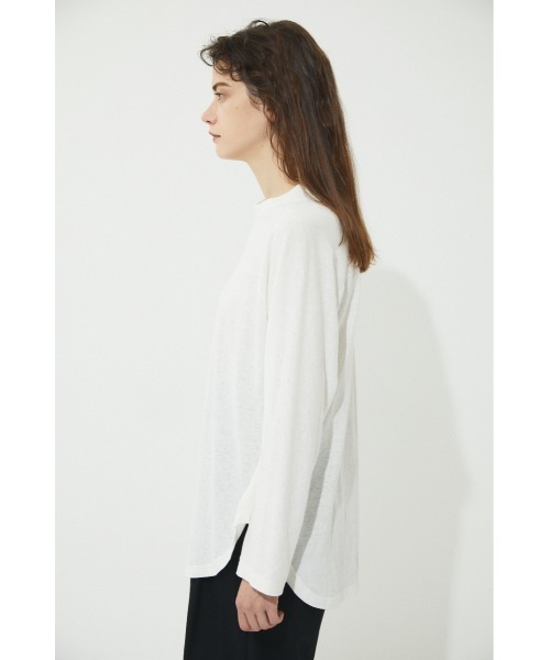BLACK BY MOUSSY(ブラックバイマウジー)の「foot ball longsleeve t-shirt(フットボールロングスリーブTシャツ)(Tシャツ/カットソー・レディース・ライトブルー/パープル/ホワイト/ピンク・FREE)」の10枚目の写真