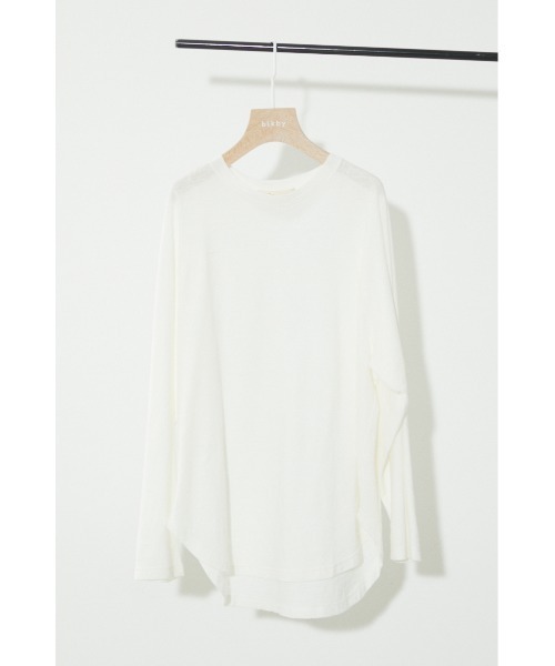 BLACK BY MOUSSY(ブラックバイマウジー)の「foot ball longsleeve t-shirt(フットボールロングスリーブTシャツ)(Tシャツ/カットソー・レディース・ライトブルー/パープル/ホワイト/ピンク・FREE)」の15枚目の写真