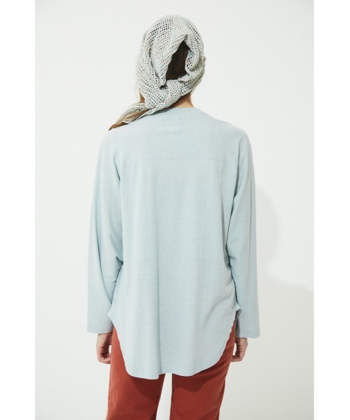 BLACK BY MOUSSY(ブラックバイマウジー)の「foot ball longsleeve t-shirt(フットボールロングスリーブTシャツ)(Tシャツ/カットソー・レディース・ライトブルー/パープル/ホワイト/ピンク・FREE)」の20枚目の写真