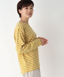 ESPRIT D'OR（エスプリドール）の「【洗える/大人の新定番ボーダーT】キレイカラーボーダーロングTシャツ（Tシャツ/カットソー）」