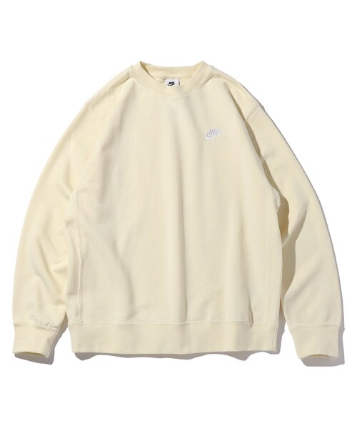 FREAK'S STORE(フリークスストア)の「WEB限定 NIKE/ナイキ クラブ フレンチテリー クルー(スウェット・メンズ・オフホワイト/ブラック/グレー/グリーン/ネイビー・XX-LARGE/SMALL/MEDIUM/X-LARGE/LARGE)」の2枚目の写真