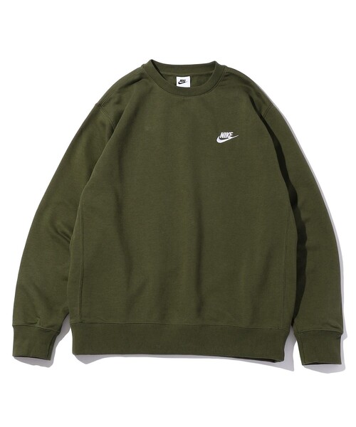 FREAK'S STORE(フリークスストア)の「WEB限定 NIKE/ナイキ クラブ フレンチテリー クルー(スウェット・メンズ・オフホワイト/ブラック/グレー/グリーン/ネイビー・XX-LARGE/SMALL/MEDIUM/X-LARGE/LARGE)」の4枚目の写真